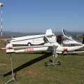 Flugplatz Bad Neustadt, JNP 4.4.2025, eine der beiden DG 400 während der Prüfung