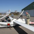 Flugplatz Bad Neustadt, JNP 4.4.2025, DG 400 mit Klapptriebwerk