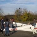 Winterarbeit Ka 8 und vorn DG 505 Elan