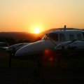Piper Cheyene im Sonnenuntergang