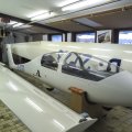 Der Twin zur Pflege und Vorbereitung der JNP in der Segelflugwerkstatt auf dem Flugplatz Bad Neustadt.