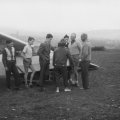 Flieger mit Rhönlerche auf dem Grasberg bei Bad Neustadt, ganz rechts ist Wilbur Mann zus sehen