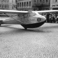 Aktion des Aeroclub auf dem Marktplatz Bad Neustadt, Aufnahmen unbekannten Datums in den 60ziger Jahren
