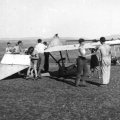 Flugvorbereitungen auf dem Grasberg